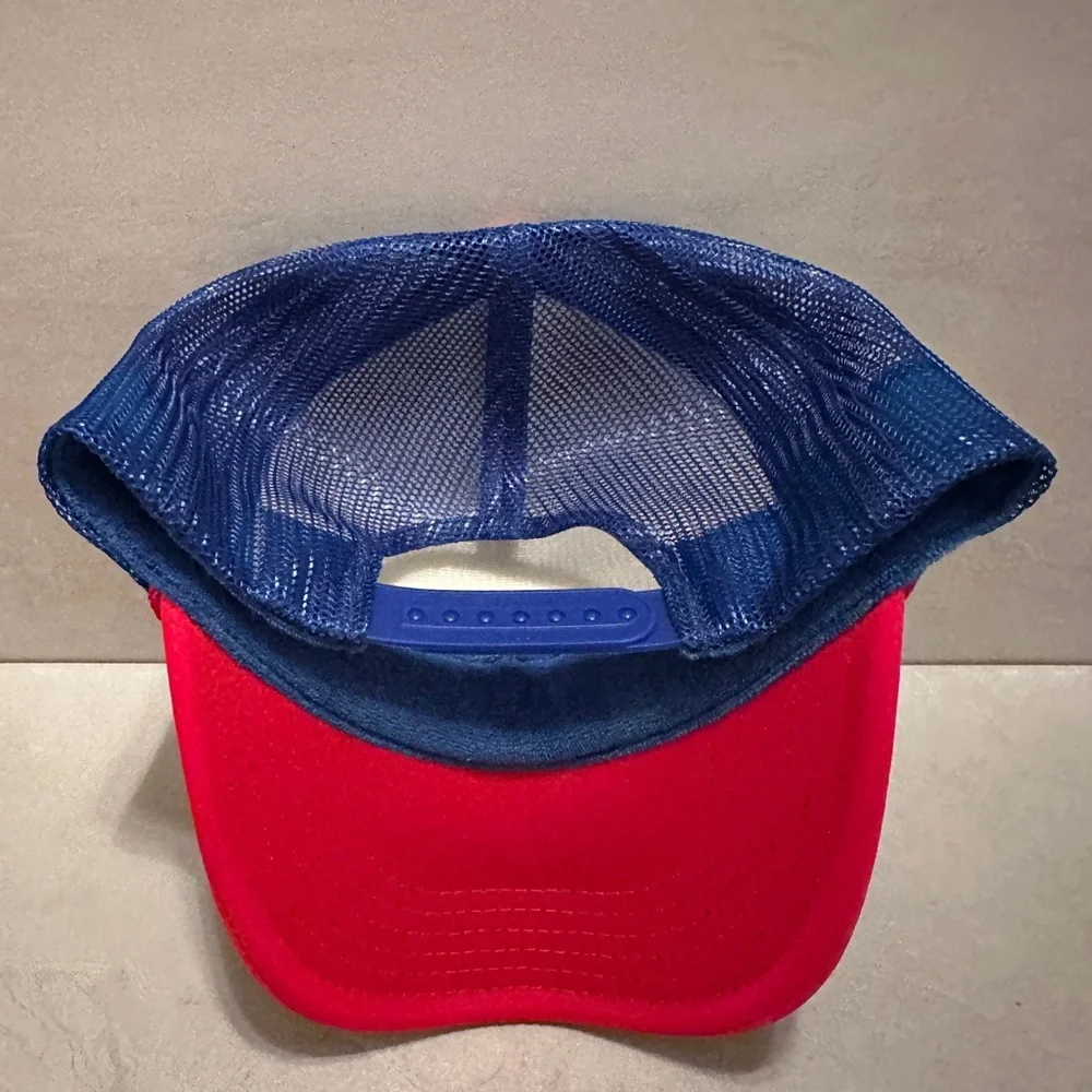 90’s Country Music Trucker SnapBack Foam Hat Red White Blue